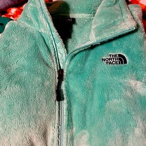 Teal Women’s XL birth face fleece jacket